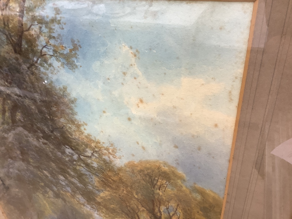 Frank Gresley (1855-1936), watercolour, 'Chellaston Church', signed, 50.5 x 40cm
